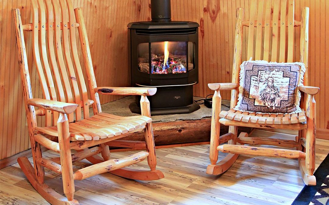 Relaxing By The Fire Upstairs in the Sunstone Tower