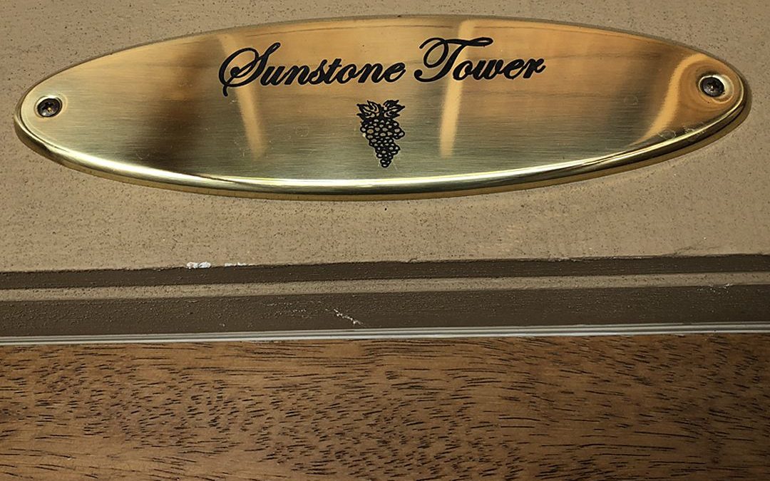 Our Sunstone Tower Named for Sunstone Vineyards in Santa Ynez