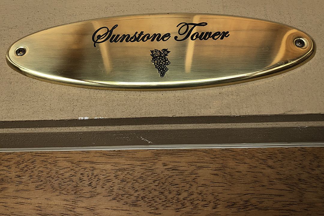 Our Sunstone Tower Named for Sunstone Vineyards in Santa Ynez